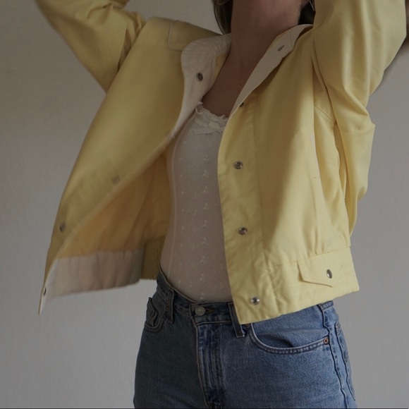 Yellow Windbreaker Jacket - Picture 5 of 8